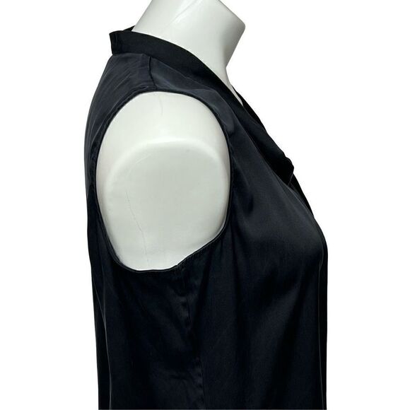 Talbots black silk sleeveless top size 12 - Picture 5 of 13